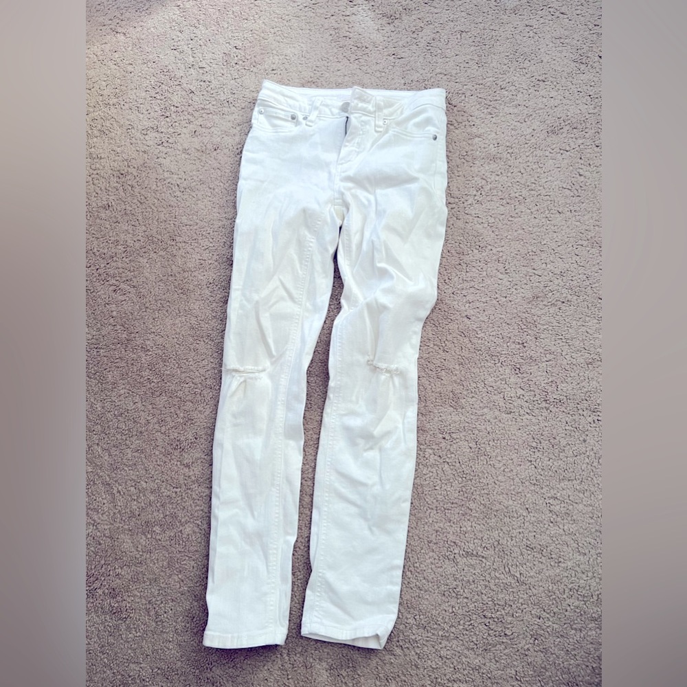 Lauren Conrad white skinny jeans size 4